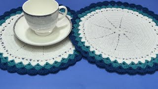 Beautiful amp Super Easy Crochet Table Placemat Tutorial – Perfect for Any Dining Decor [upl. by Anomer]