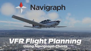 Navigraph Charts  How to Create a Basic VFR Flight Plan [upl. by Ahsrat767]