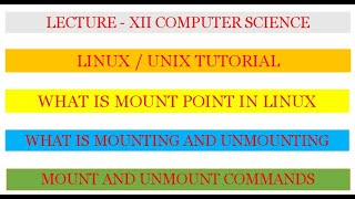 WHAT IS MOUNT POINT IN LINUX  WHAT IS MOUNTING AND UNMOUNTING  MOUNT AND UNMOUNT COMMANDS [upl. by Allan]