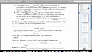 How To Fill Out A Residential Lease Agreement [upl. by Horick]