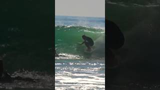 Impressive Surfing on Weird Finless Board [upl. by Ennaillek]