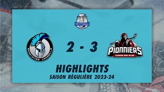 Spartiates de Marseille 23 Pionniers de Chamonix  Highlights  Synerglace Ligue Magnus 202324 [upl. by Alger]