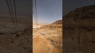 Descente de Masada National Park en gondola 2024 [upl. by Sari]