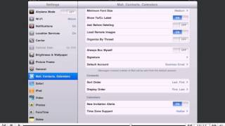 Configuring your email settings on your iPad [upl. by Hum129]