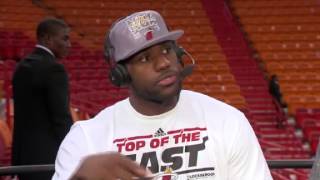 LeBron James quotCalls Outquot Dwyane Wade amp Chris Bosh [upl. by Caniff719]