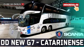 DD NEW G7 SCANIA  AUTO VIAÇÃO CATARINENSE EM SANTOS  LINHA CURITIBA x SÃO CAETANO FULL HD [upl. by Leirea]