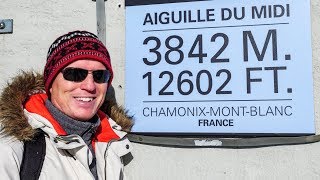 Aiguille Du Midi in Chamonix France MontBlanc  GoPro Fusion Over Capture [upl. by Louls262]