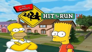 The Simpsons Hit amp Run 1½ Level 1 Homer And Bart [upl. by Liahus]