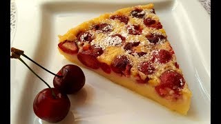 clafoutis aux cerises تحلية رائعة بحب الملوك كلافوتي [upl. by Babita394]