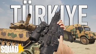 Turkish Land Forces Complete Faction Overview  All Weapons Attachments and Vehicles in Squad V70 [upl. by Otsuj]