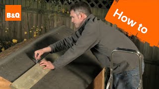 How to felt a shed roof [upl. by Elyse]