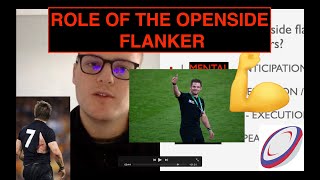 ROLE of the OPENSIDE FLANKER in RUGBY [upl. by Packton]