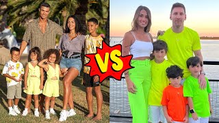 Cristiano Ronaldo Family VS Lionel Messi Family Real Name And Ages 2024 [upl. by Petunia]