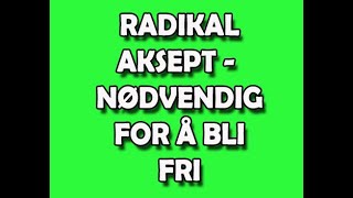 197 RADIKAL AKSEPT  nødvendig for å bli FRI [upl. by Oicinoid]