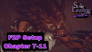 CHAPTER 711 F2P SETUP  Solo Leveling Arise [upl. by Peadar907]