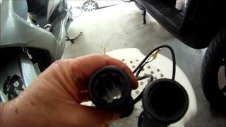 HONDA SH 300 OEM HEATED GRIPS INSTALATION [upl. by Asenav]