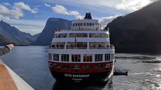 Hurtigruten Schiffsbegegnung MS Nordkapp vs MS Otto Sverdrup [upl. by Tyne307]