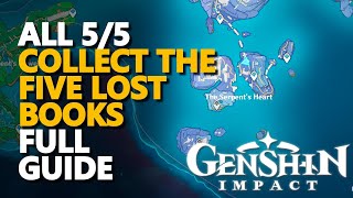 Collect the five lost books Genshin Impact All 55 [upl. by Phelia]