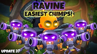 Ravine CHIMPS Black Border Guide Rise of the ISAB Monkeys BTD6 [upl. by Araiek989]