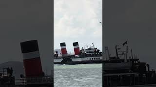 Paddle Steamer  Steam Ship Waverley on the River Thames [upl. by Llekram]