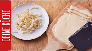 Spätzle selber machen  So einfach geht es 🍝  REWE Deine Küche [upl. by Delanos]