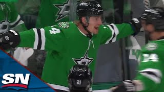 Stars Score Pair Of Power Play Goals In Quick Succession To Take Lead In Game 1 [upl. by Wallack]