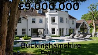 £9000000 Buckinghamshire Mansion  England Real Estate [upl. by Jodee]