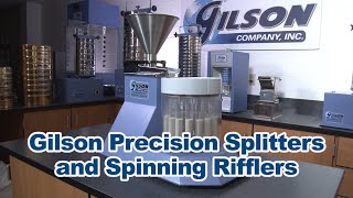 Gilson Precision Riffle Splitters and Spinning Rifflers [upl. by Swords917]