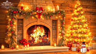 247 Cozy Christmas Music Ambience🔥Best Relaxing Christmas Music 🎅🎄 Crackling Christmas Fireplace [upl. by Soll]