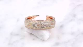 Autumn Mokume Wedding Band [upl. by Nanaj445]