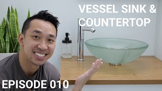 Duys DIY Adventures 010 Vessel Sink amp Countertop [upl. by Ahsilav90]