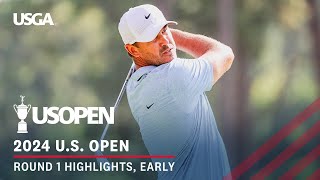 2024 US Open Highlights Round 1 Early [upl. by Macur]