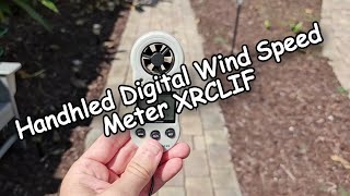 Digital Handheld Wind Speed Meter XRCLIF818 Review  Affordable Anemometer 2024 [upl. by Essirahs128]