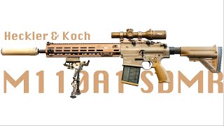 Heckler amp Koch M110 A1 SDMR Overview amp OSS HX QD 762 Suppressor [upl. by Lerak]