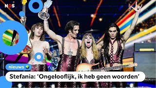 Italië wint Songfestival Nederland op plek 23 [upl. by Niamert]