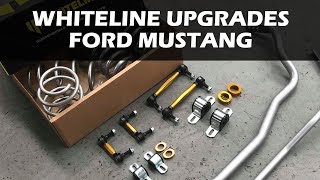 WHITELINE Grip Series Kit Tour for Ford Mustang [upl. by Davy]