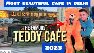 RUSTIQUE CAFE DELHI 2023 Teddy bear cafe  BEAUTIFUL CAFE IN DELHI 2023  Best cafe in Delhi [upl. by Sherwood]