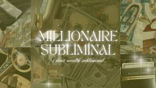 Im a Millionaire༊·˚ 1 Hour Wealth Subliminal༊·˚ 528 Hz Layer with Fire Sound༊·˚ [upl. by Ehcsrop454]