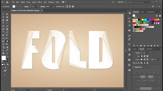 How to Create a Folded Paper Effect in Adobe Illustrator [upl. by Najtsirk]