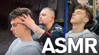 ASMR  Amazing Barber Treatment and ASMR Head Massage For Sleep Relief [upl. by Witt]