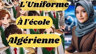 Luniforme à lécole algérienne en 2024 qui fait débat [upl. by Solracnauj483]