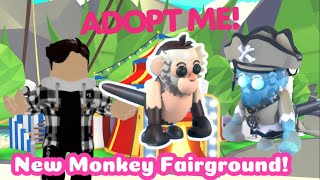 ALL NEW Capuchin Monkeys 🎪🔥 Adopt Me Monkey Fairground event RETURNS 🎉  Major event news 🥳 [upl. by Ariam845]