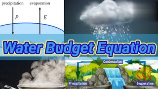 Water Budget Equation  Hydrology  Precipitation  InflowOutflow  Civil Engineering  Shiwani Jha [upl. by Ellehcil280]