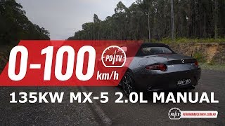 2019 Mazda MX5 20L 0100kmh amp engine sound [upl. by Merry]