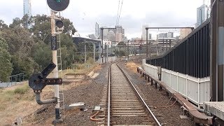 Drivers View Richmond to Flinders St via Caulfield Rail Loop Melbourne [upl. by Esihcoc353]