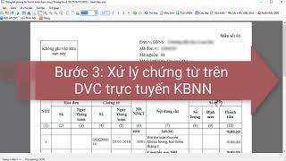 Dịch vụ công KBNN  Hướng dẫn kết xuất dữ liệu chứng từ trên Misa Mimosanet 2019 sang DVC KBNN [upl. by Ibmab]