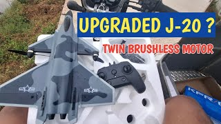 KFRC J20 KF700 dual brushless VTOL unboxing [upl. by Haswell625]