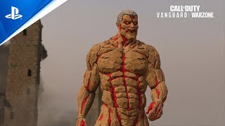 Call of Duty Vanguard amp Warzone  Attack on Titan  Armored Titan Mastercraft Bundle  PS5 PS4 [upl. by Adyol690]