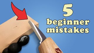 5 Beginner Whittling Mistakes To Avoid [upl. by Nhtanhoj]