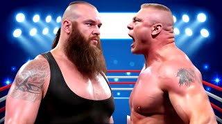 FULL MATCH  Brock Lesnar vs Braun Strowman  Universal Championship Match WWE No Mercy 2024 [upl. by Eelloh]